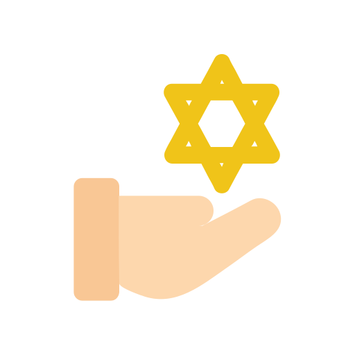 Jewish Generic color fill icon