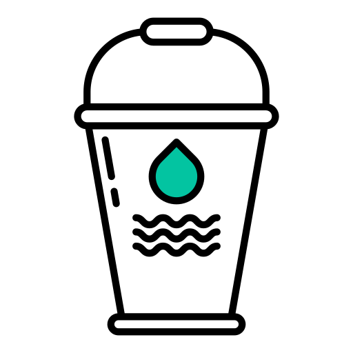 Ведро с водой Generic color lineal-color иконка