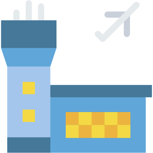 Airport Generic color fill icon