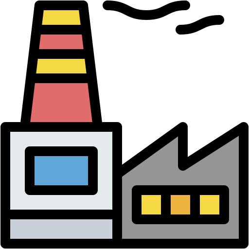 Factory Generic color lineal-color icon