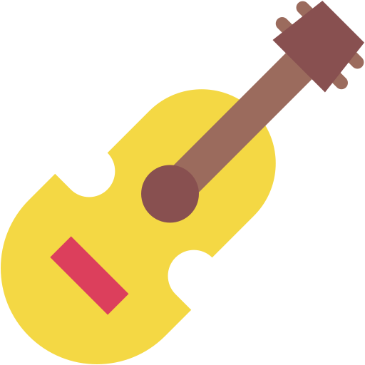 guitarra Generic color fill Ícone
