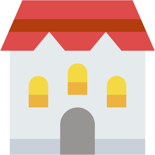 Residence Generic color fill icon