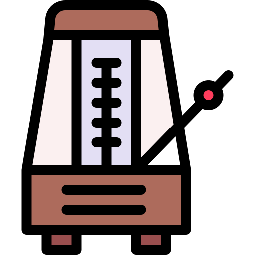 metronomo Generic color lineal-color icona