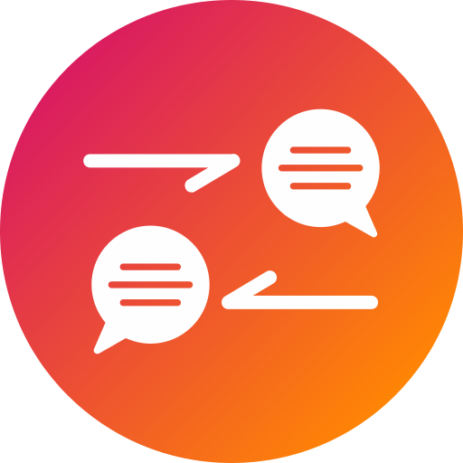 Conversation Generic gradient outline icon