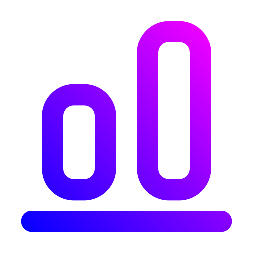 개체 정렬 Generic gradient outline icon