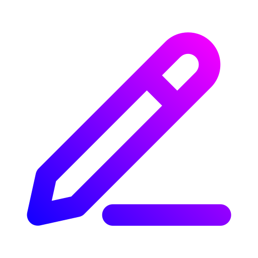 연필 Generic gradient outline icon