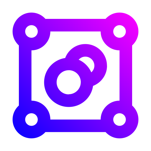 Group Generic gradient outline icon