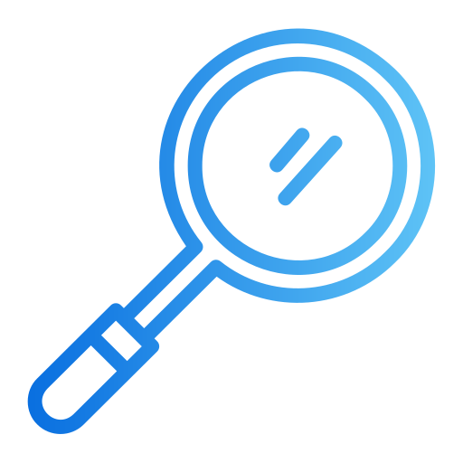 Magnifying glass Generic gradient outline icon