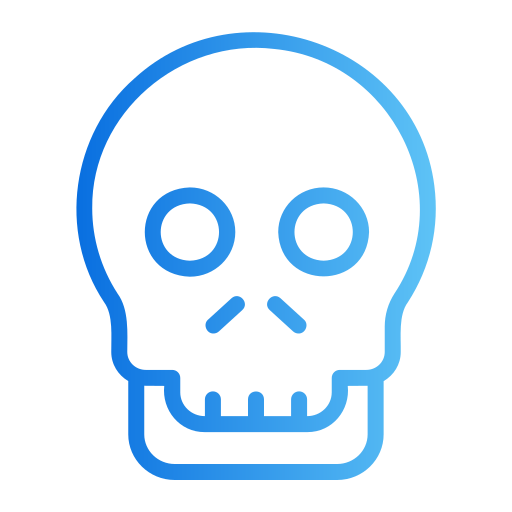 Skeleton Generic gradient outline icon