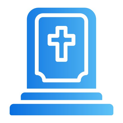 Tomb Generic gradient fill icon
