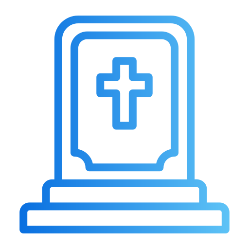 Tomb Generic gradient outline icon