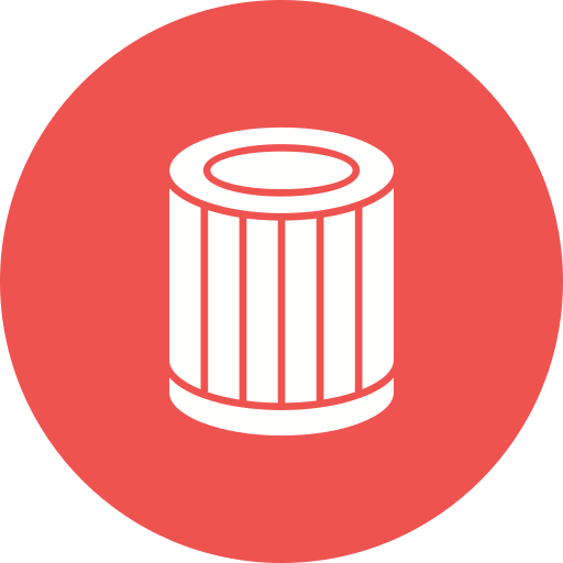Air filter Generic color fill icon