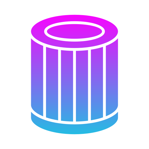 Air filter Generic gradient fill icon