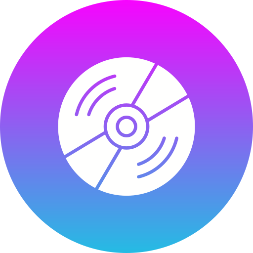 compact disc Generic gradient fill icon