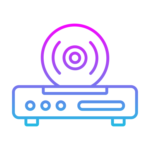 Cd player Generic gradient outline icon