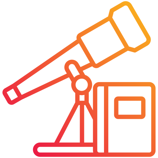 télescope Generic gradient outline Icône