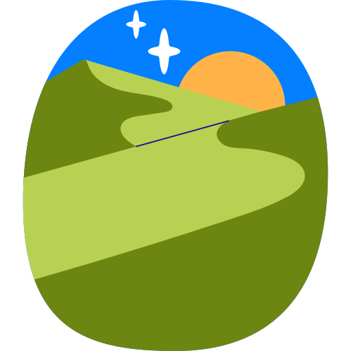berge Generic color fill icon