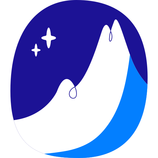 雪山 Generic color fill icon