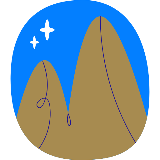 Mountain Generic color fill icon