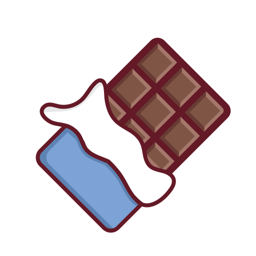 barretta di cioccolato Generic color lineal-color icona