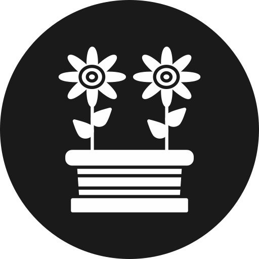 kwiaty Generic black fill ikona