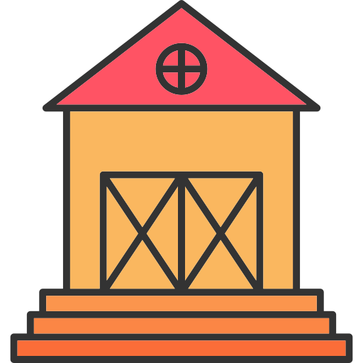 stodoła Generic color lineal-color ikona