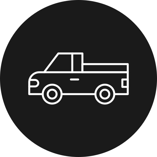 camion pick-up Generic black fill icona