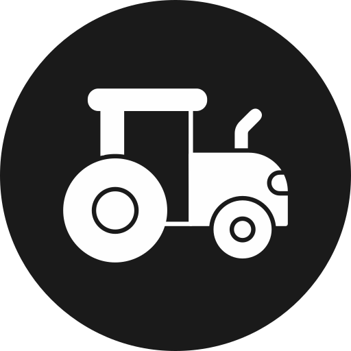 tractor Generic black fill icono