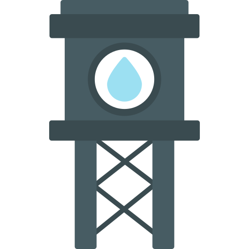 torre de água Generic color fill Ícone