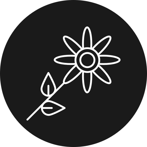 Sunflower Generic black fill icon