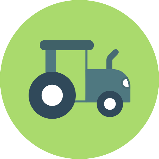 tractor Generic color fill icono