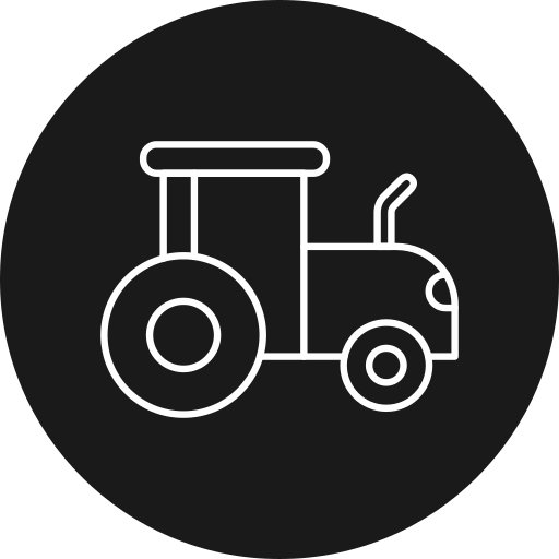 tractor Generic black fill icono