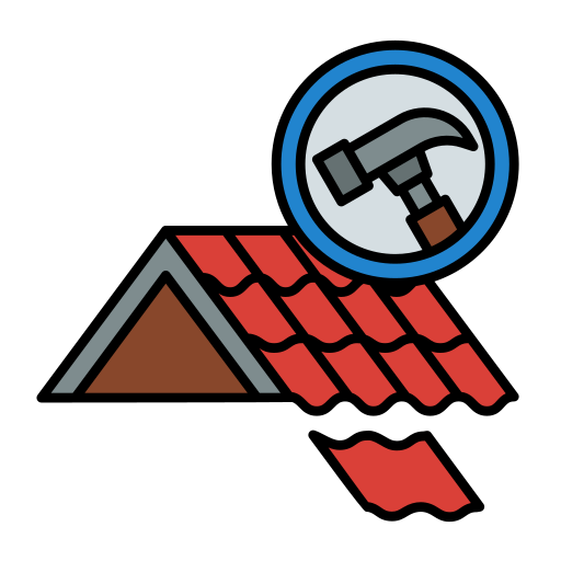 지붕 Generic color lineal-color icon