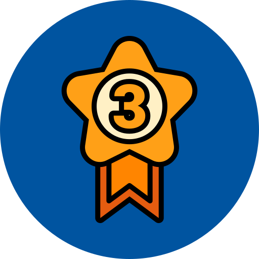 3rd place Generic color lineal-color icon