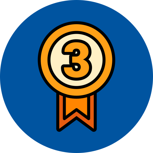 3rd place Generic color lineal-color icon