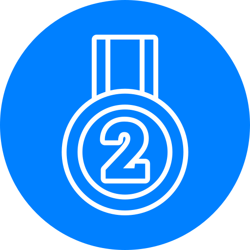 2. platz Generic color fill icon