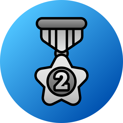 2. platz Generic gradient lineal-color icon