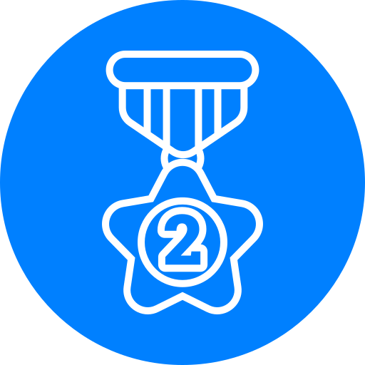 2. platz Generic color fill icon