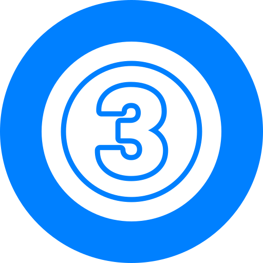 3. platz Generic color fill icon