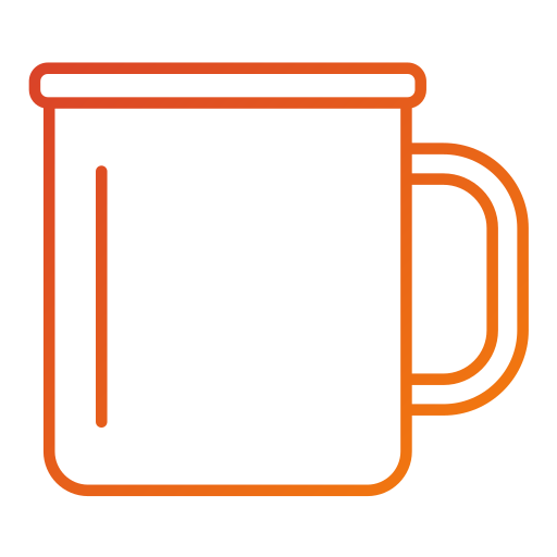 Mug Generic gradient outline icon