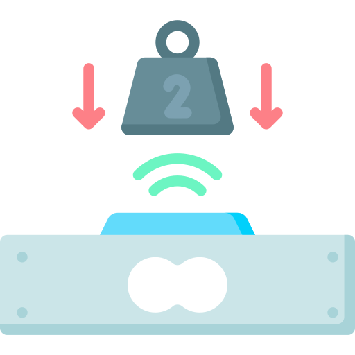 Weight sensor Special Flat icon
