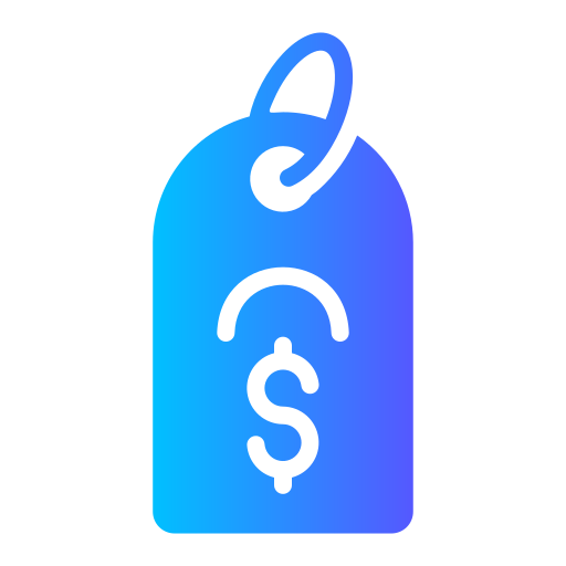 가격표 Generic gradient fill icon