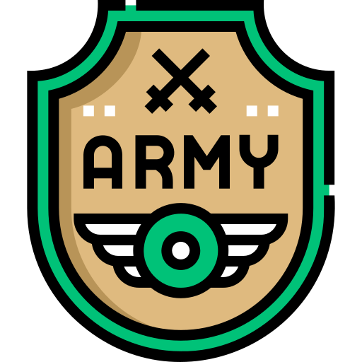 fuerzas armadas Detailed Straight Lineal color icono