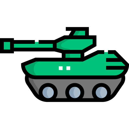 czołg Detailed Straight Lineal color ikona
