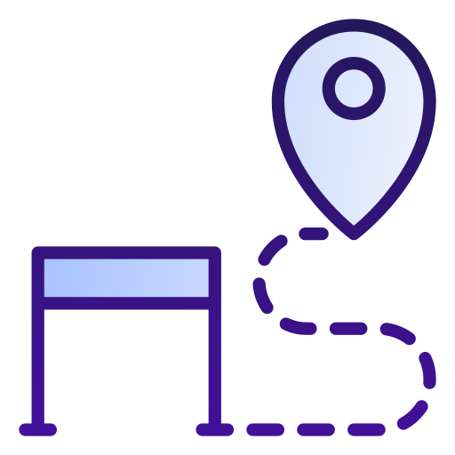 Destination Generic gradient lineal-color icon