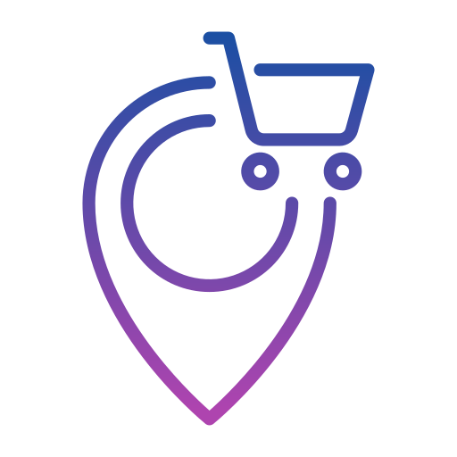 Supermarket Generic gradient outline icon