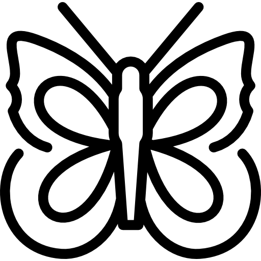 gemarmerde witte vlinder Special Lineal icoon