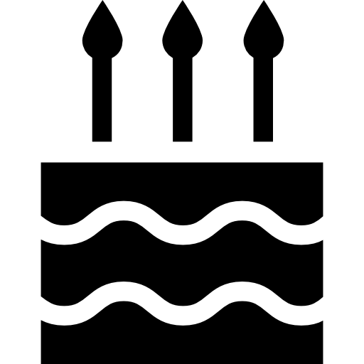 torta di compleanno  icona