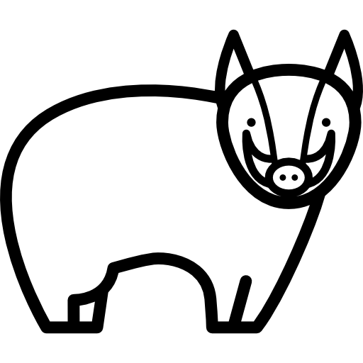 cerdo Special Lineal icono