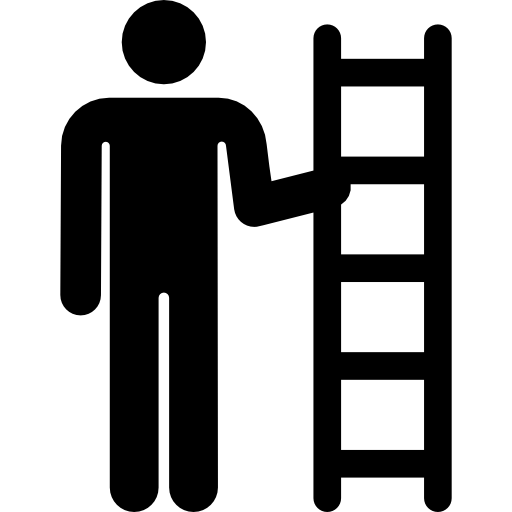 ladder Pictograms Fill icoon